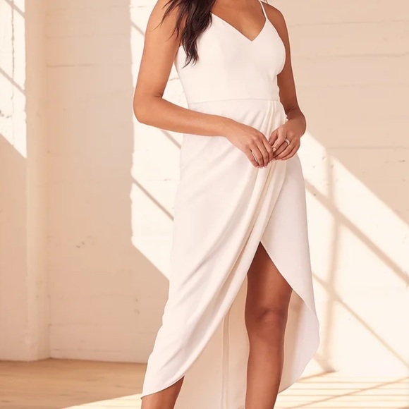 Lulus white cocktail dress - Picture 4 of 4